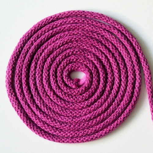 Baumwollkordel 5mm Dunkel Fuchsia